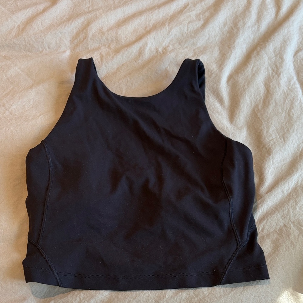 lululemon athletica Black High-Neck Sports Bra